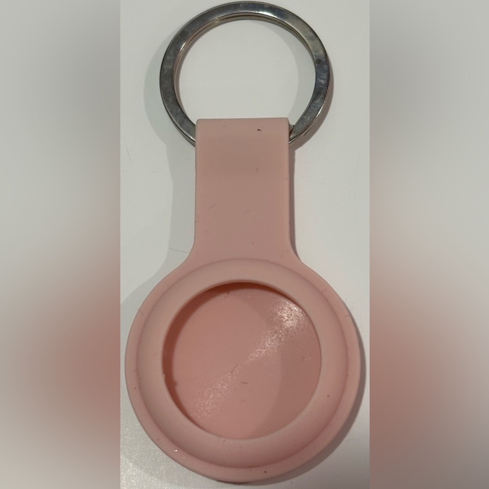 3/$20 | AirTag Holder Keychain | Black Pink Navy Red